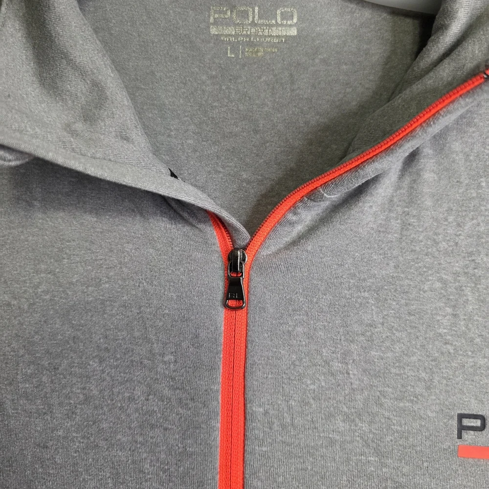 Polo Sport Ralph Lauren ThermoVent Performance 1/4 Zip Pullover Grey Men’s L
